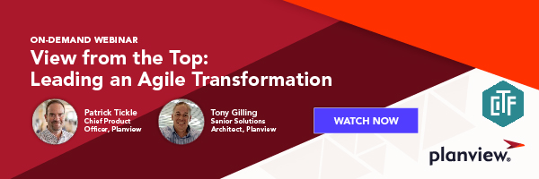 View from the Top: Leading an Agile Transformation